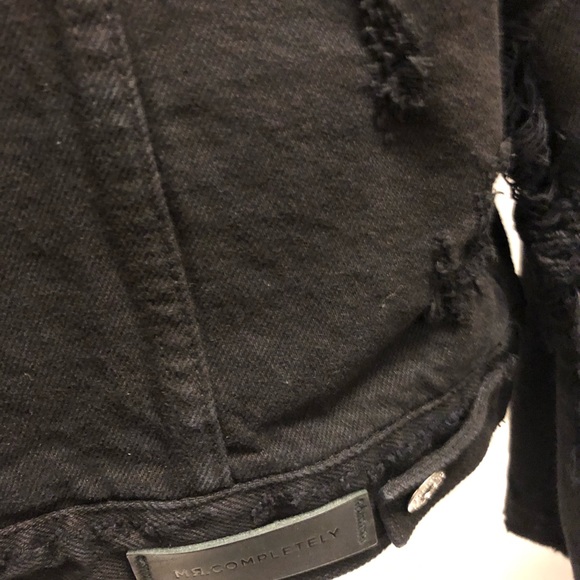 Mr. Completely ripped denim jacket rare - Picture 5 of 6